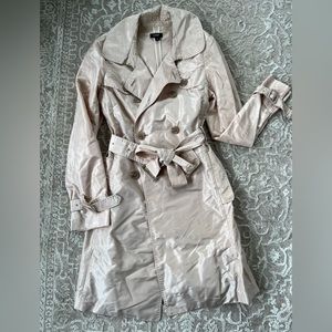 JCrew Silk Taffeta Trench Coat